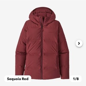 Patagonia Women's Jackson Glacier Jacket, small, insulated, puff, Sequoia Red